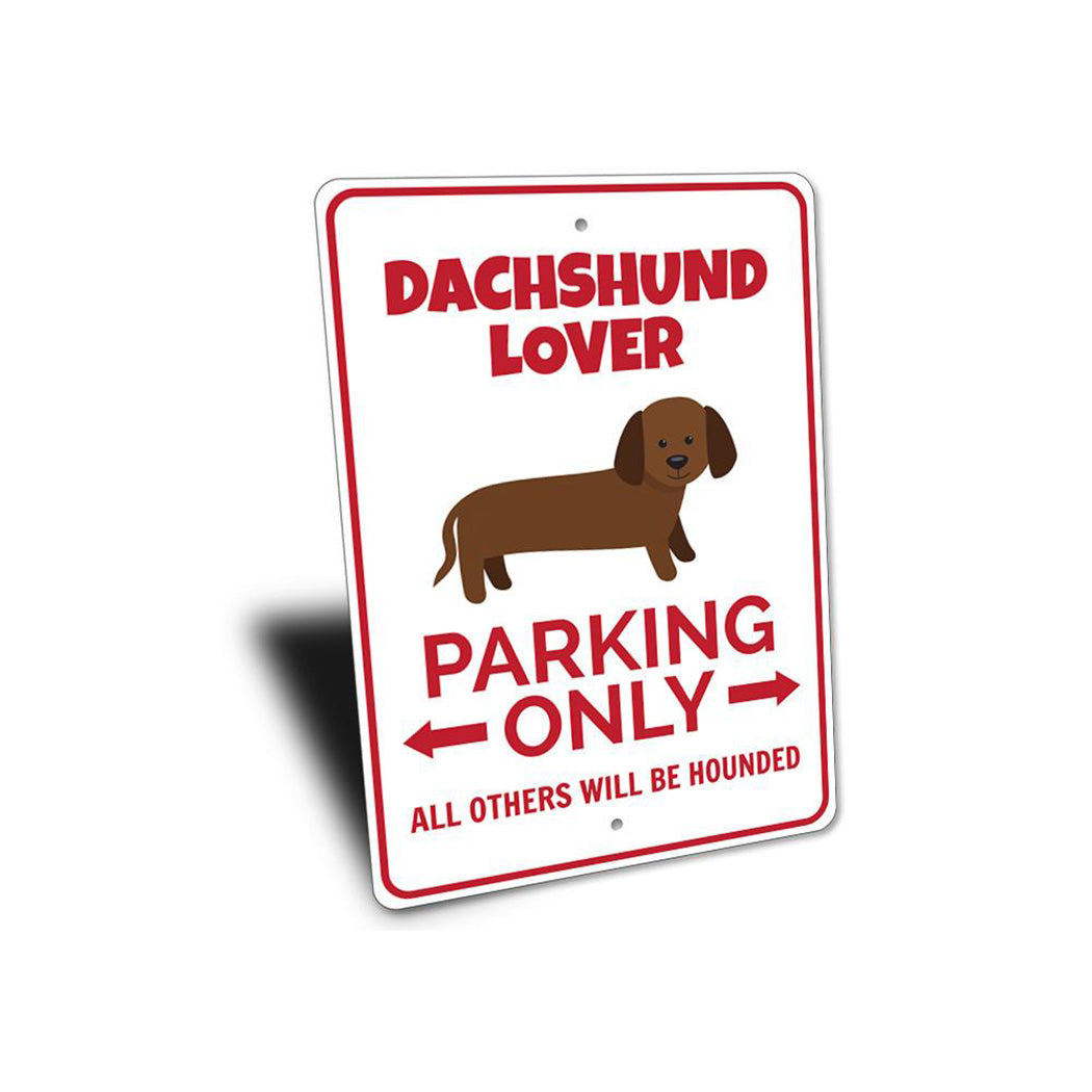 Dachshund Parking Sign