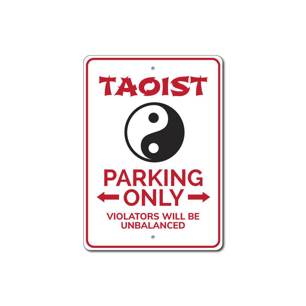 Taoist Parking Sign