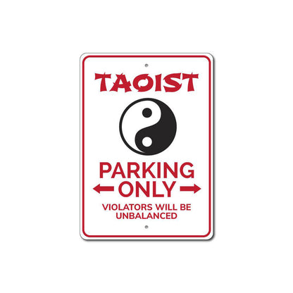 Taoist Parking Sign