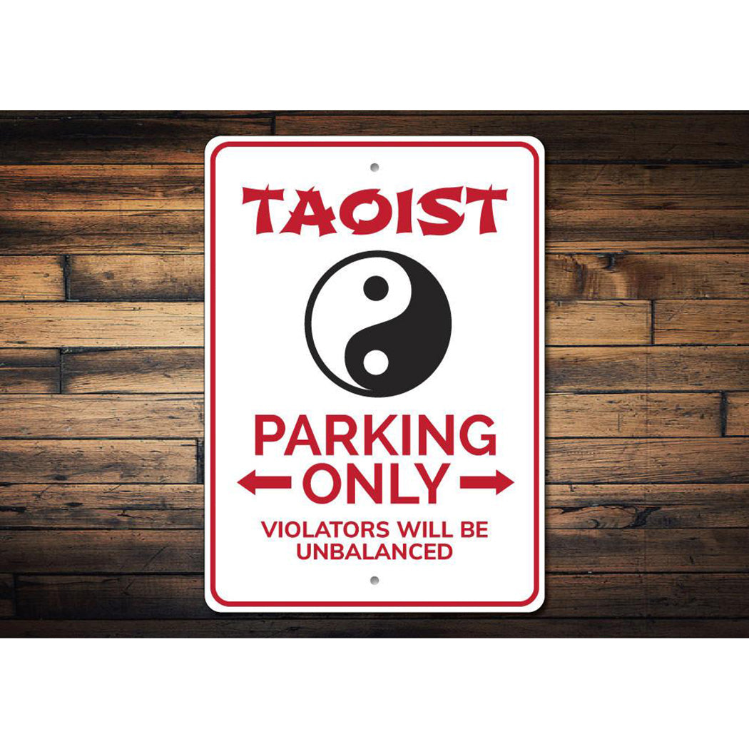 Taoist Parking Sign