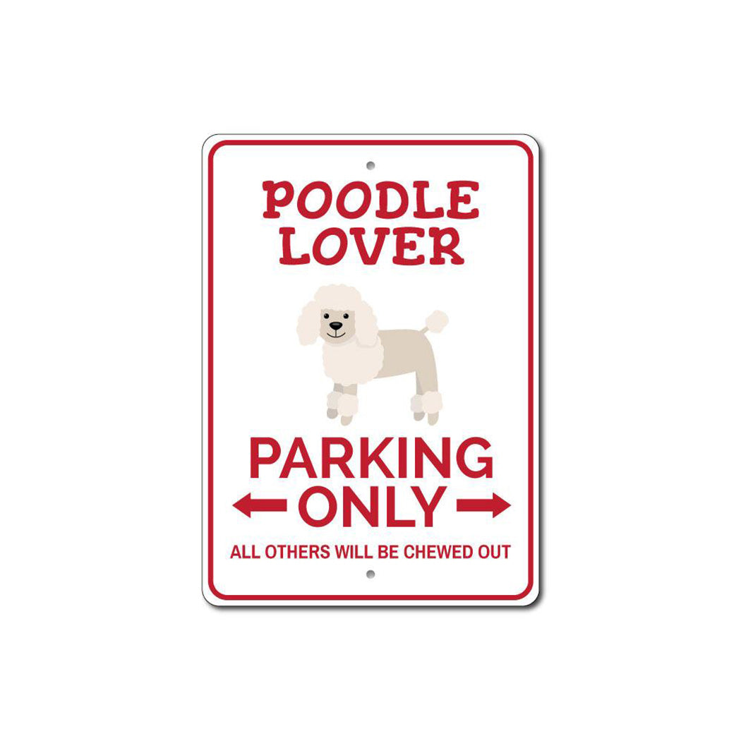 Poodle Parking Sign