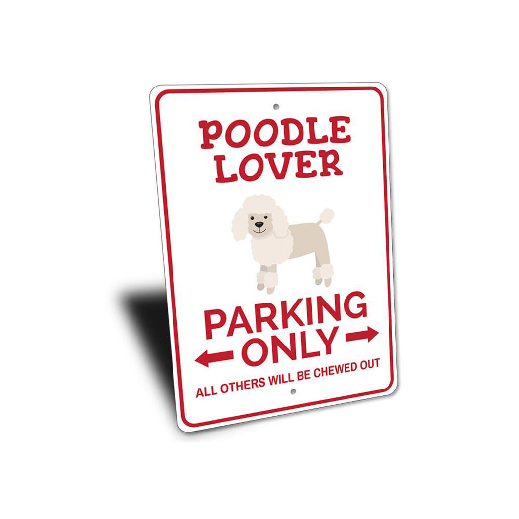 Poodle Parking Sign