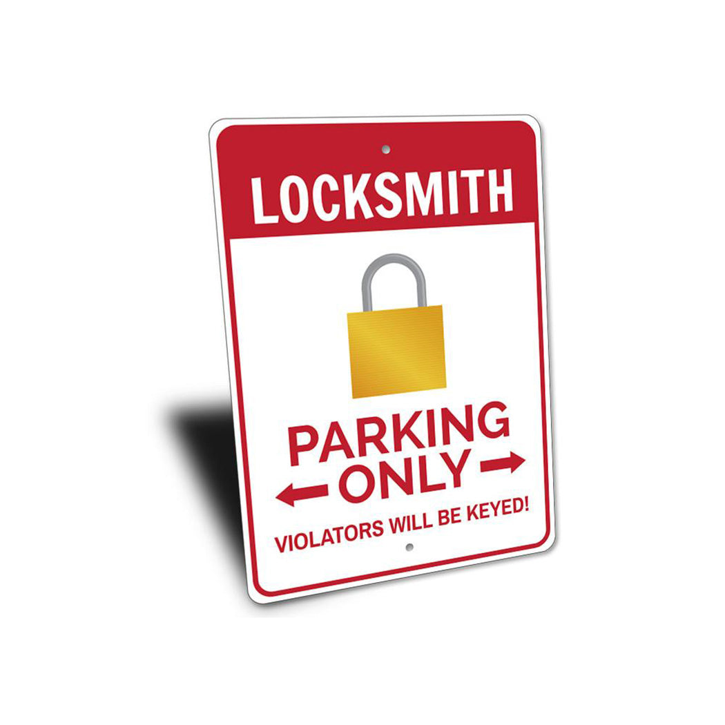 Locksmith Parking Sign