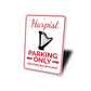 Harpist Parking Sign