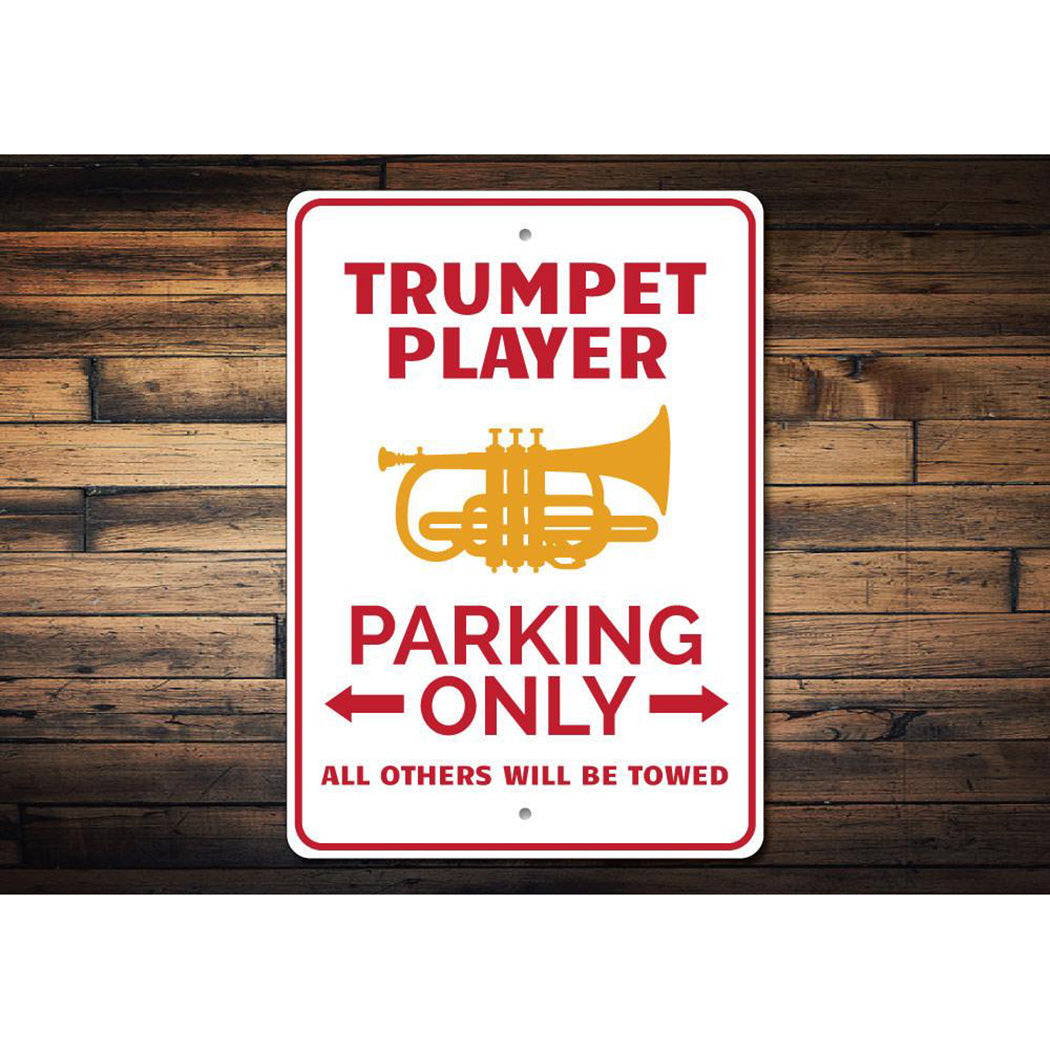 Trumpet Parking Sign