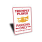 Trumpet Parking Sign