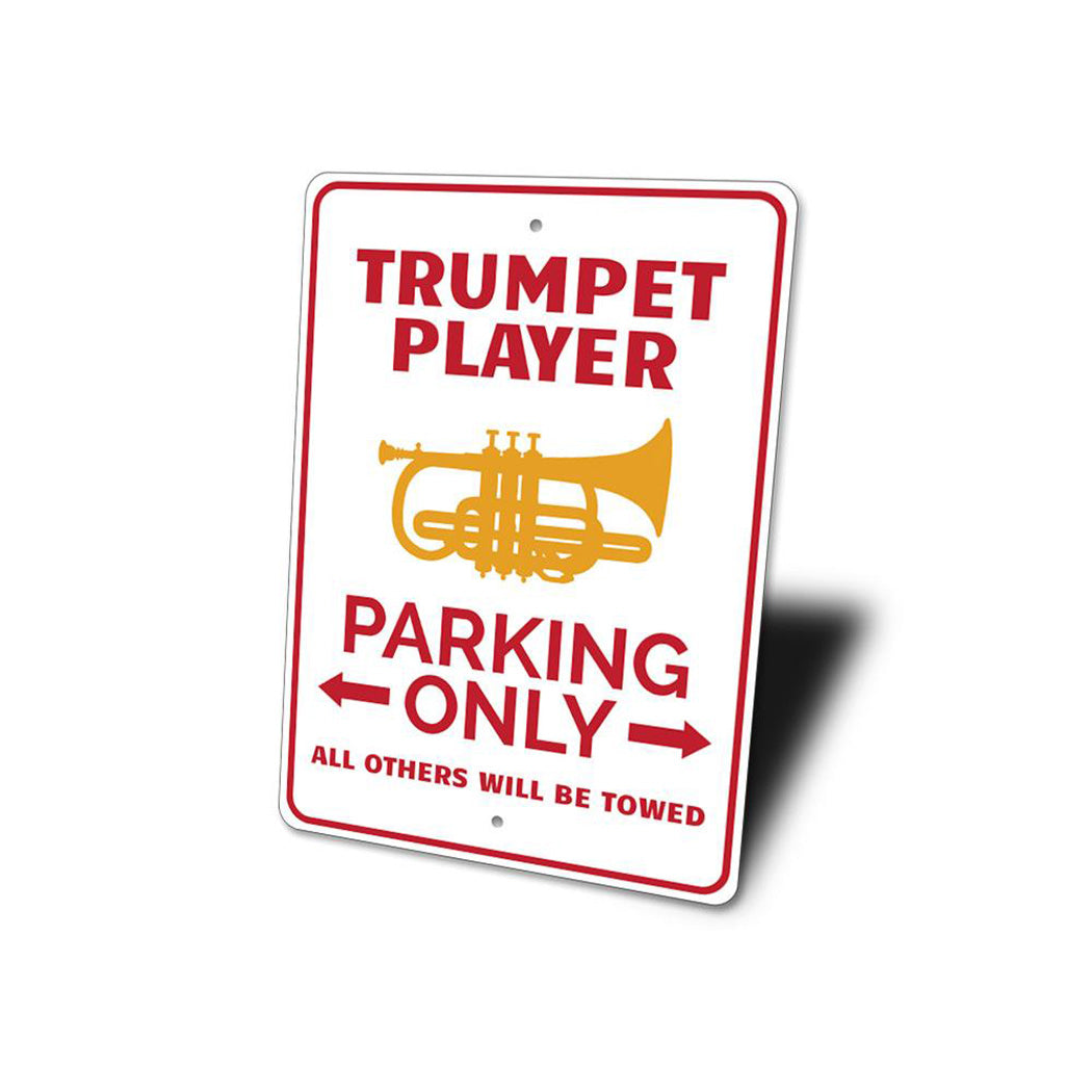 Trumpet Parking Sign