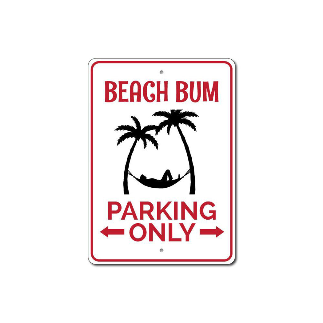 Beach Lover Parking Sign