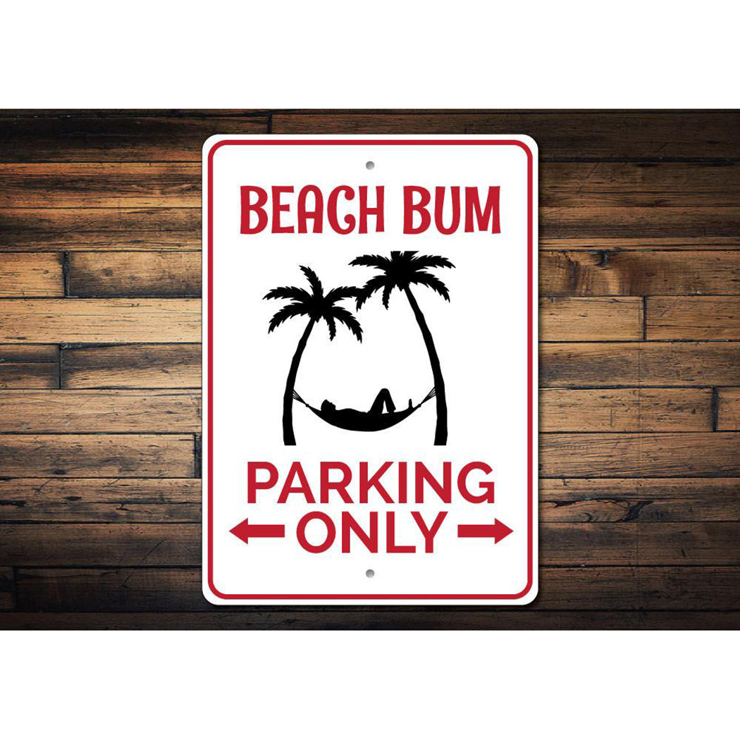 Beach Lover Parking Sign