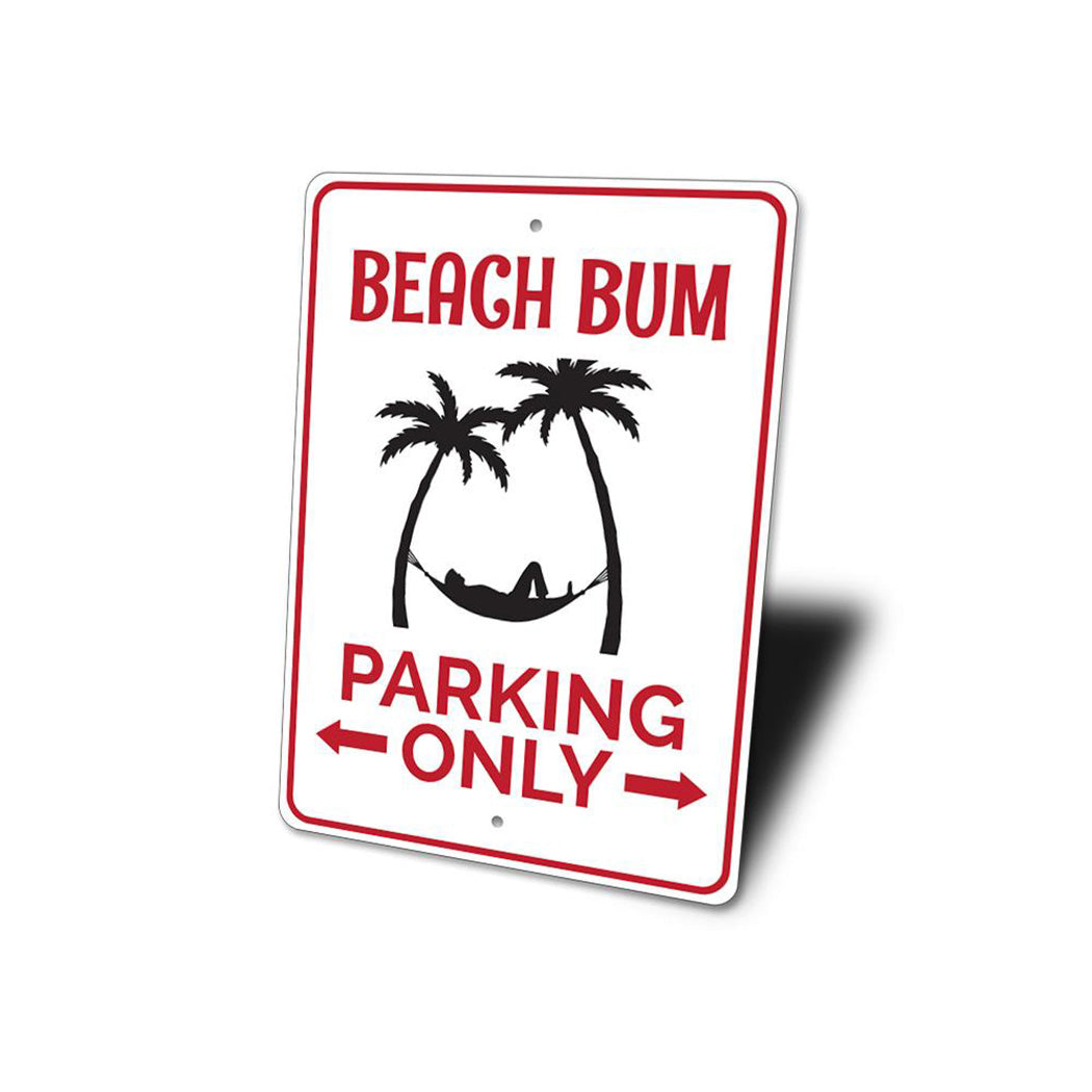 Beach Lover Parking Sign