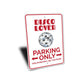 Disco Lover Parking Sign