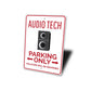 Audio Tech Parking Sign