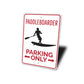 Paddleboarder Parking Sign