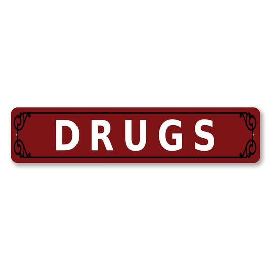 Drugs Pharmacy Sign