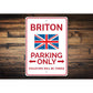 Briton Parking Sign