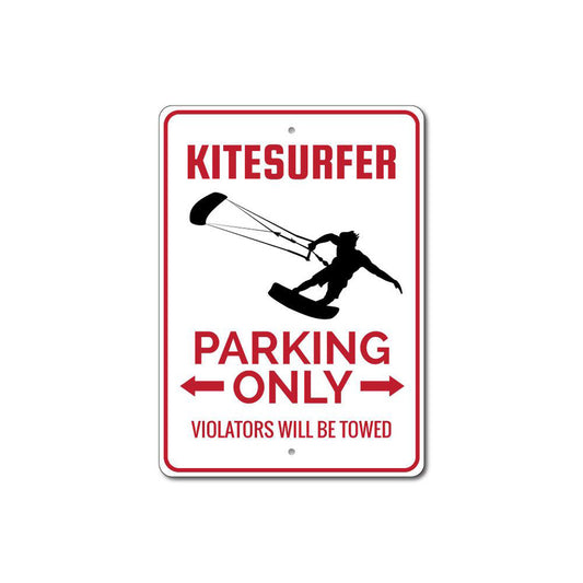 Kitesurfer Parking Sign