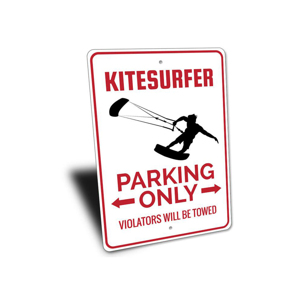 Kitesurfer Parking Sign