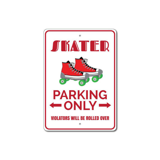 Roller Skate Parking Sign