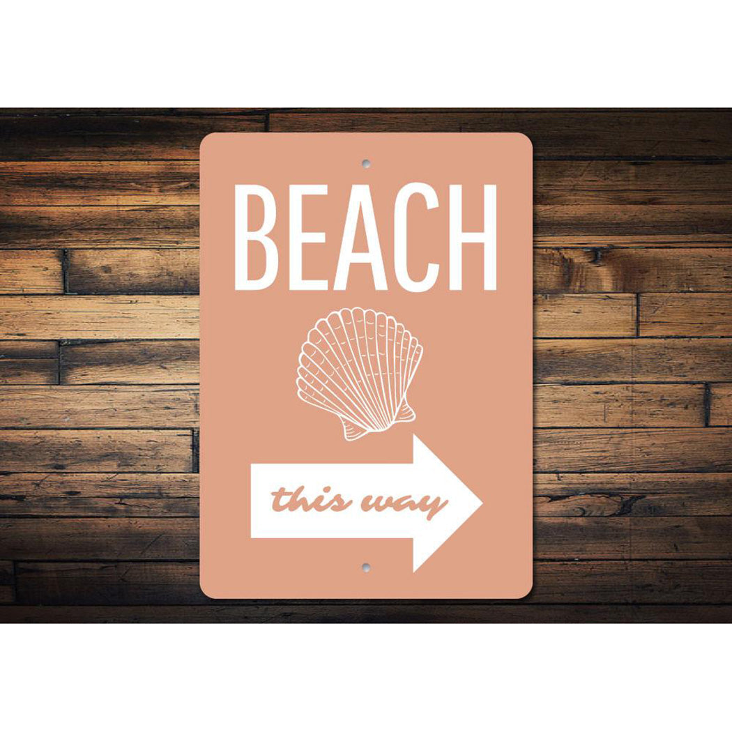 Beach Shell Sign