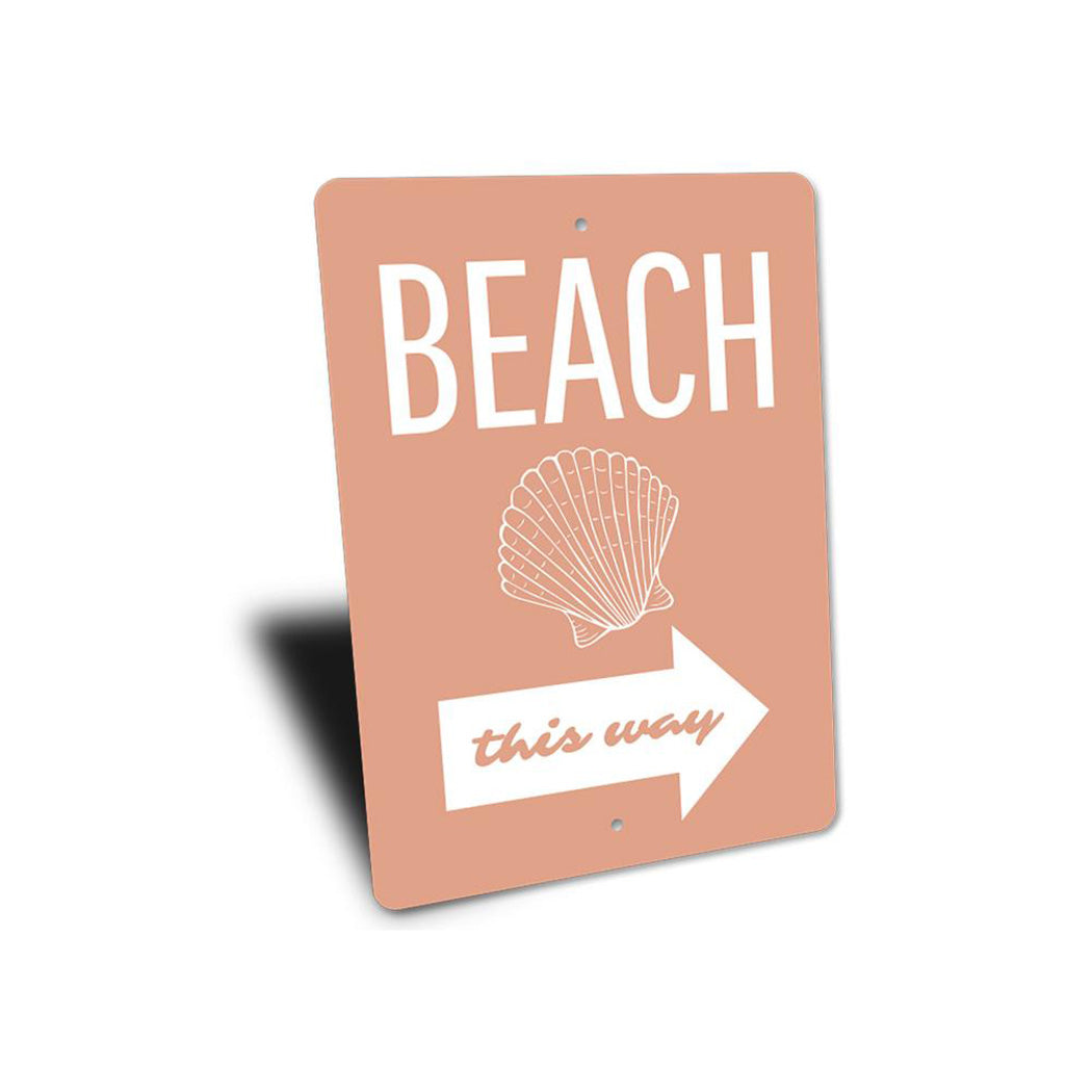 Beach Shell Sign