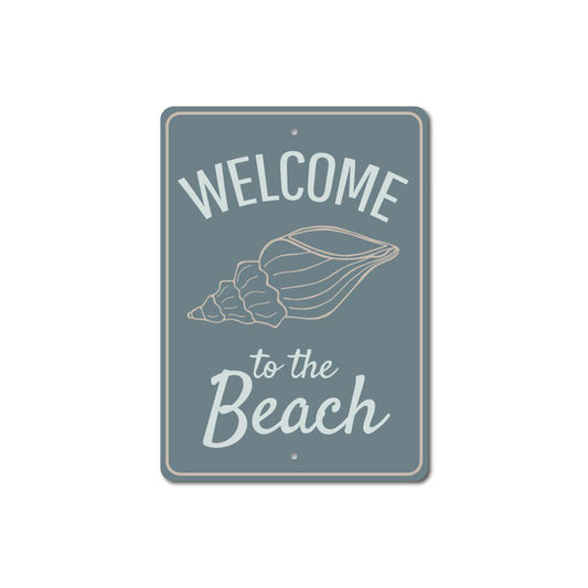 Welcome to the Beach Sign