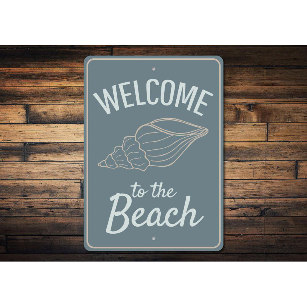 Welcome to the Beach Sign