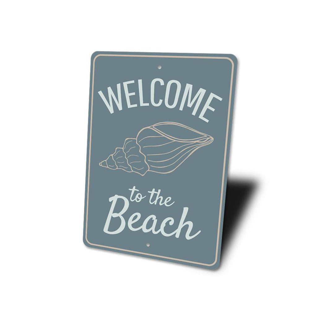 Welcome to the Beach Sign