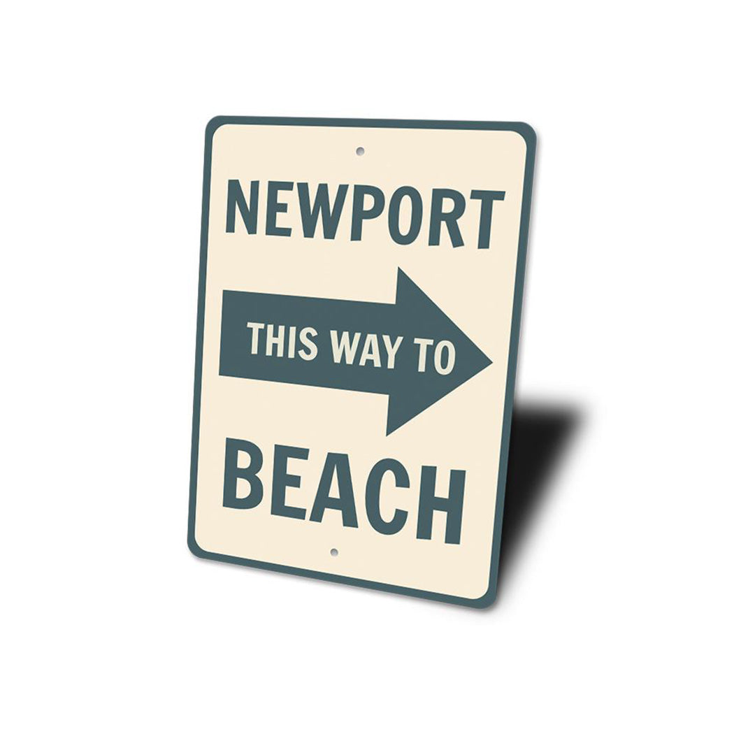 Newport Beach Arrow Sign