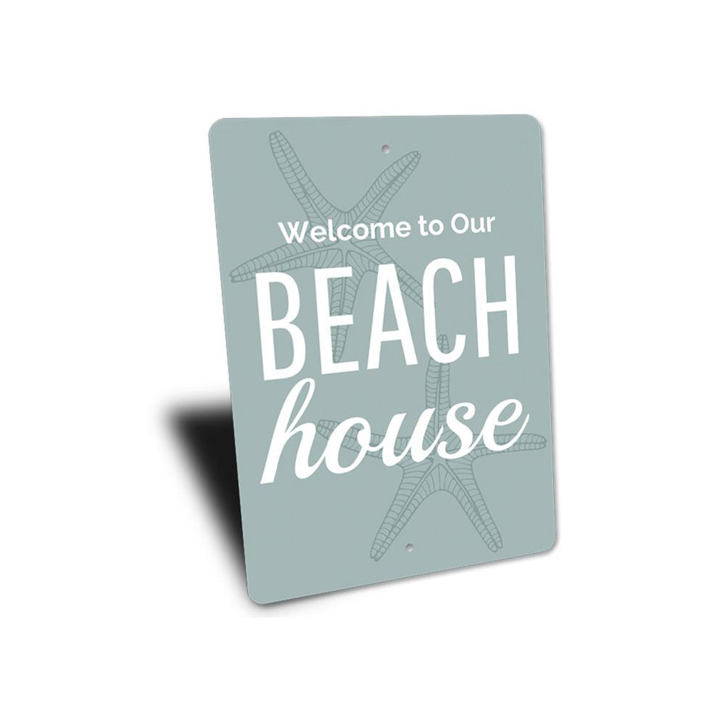 Beach House Welcome Sign