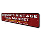 Custom Flea Market Sign