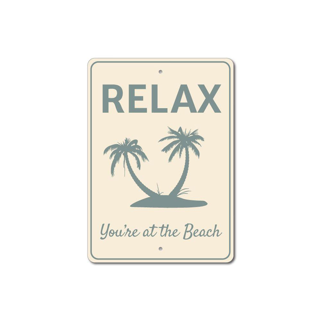 Relax Beach Sign