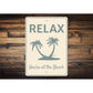Relax Beach Sign