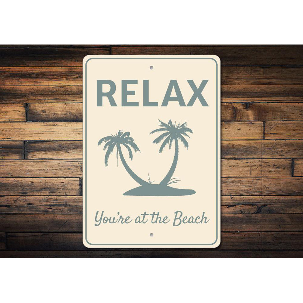 Relax Beach Sign