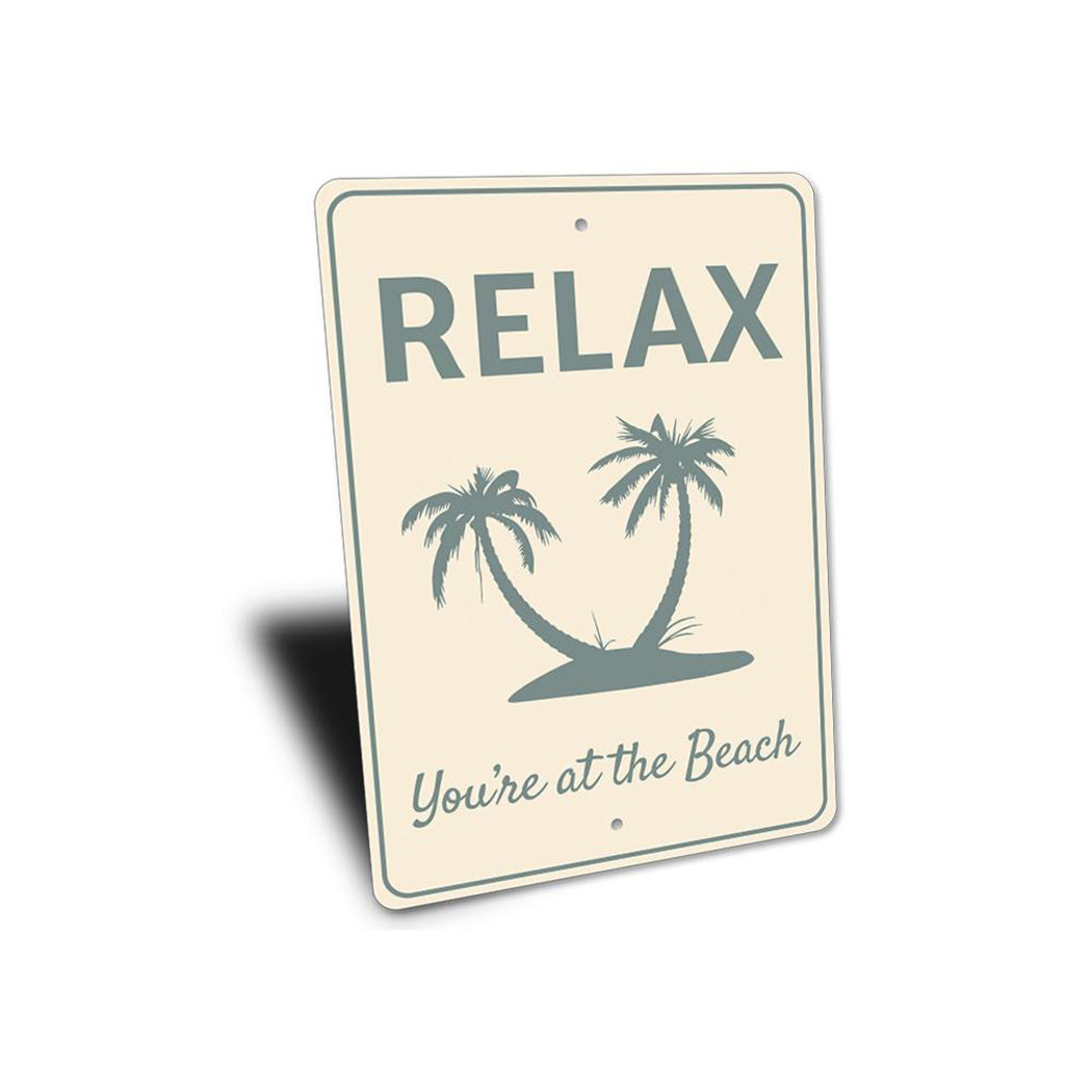 Relax Beach Sign