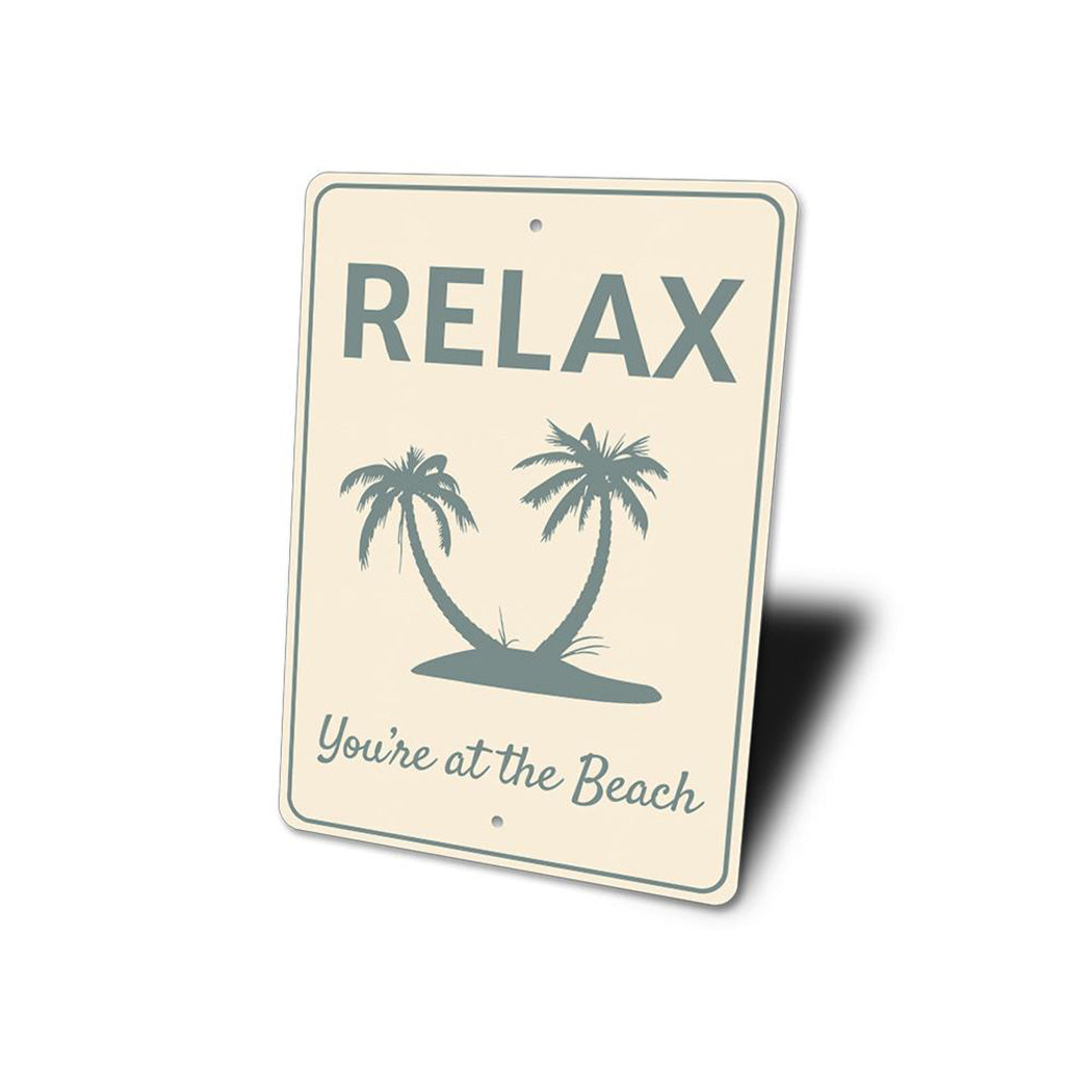 Relax Beach Sign