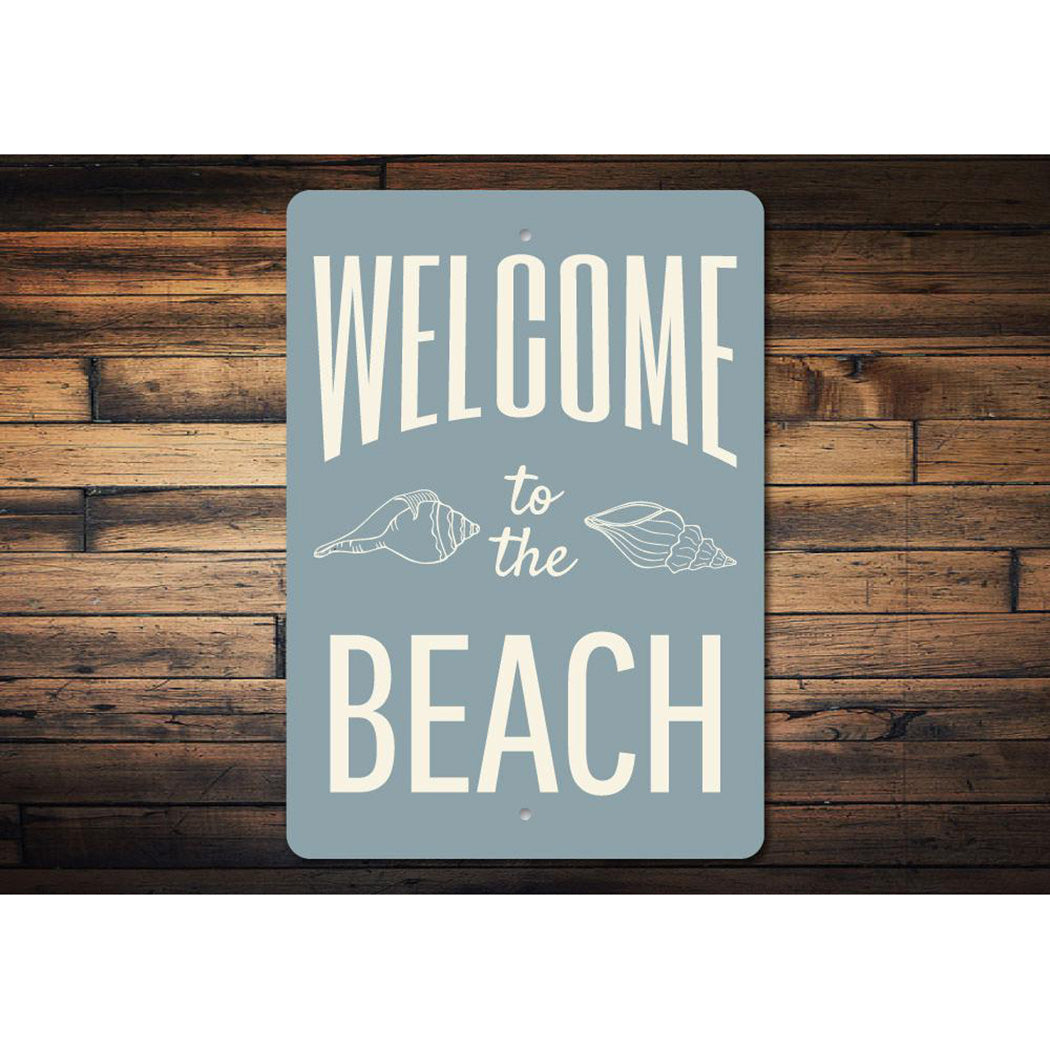 Welcome Beach Sign