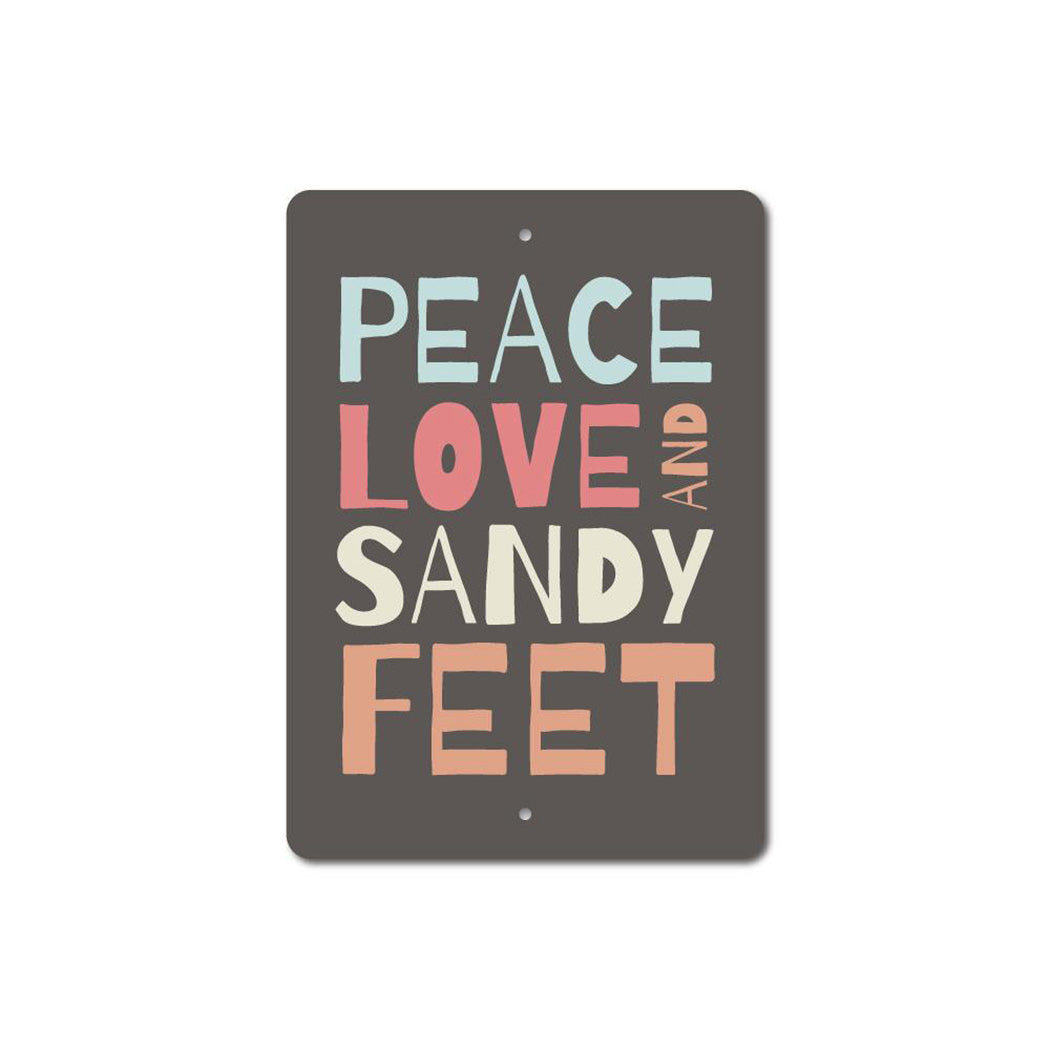 Sandy Feet Sign