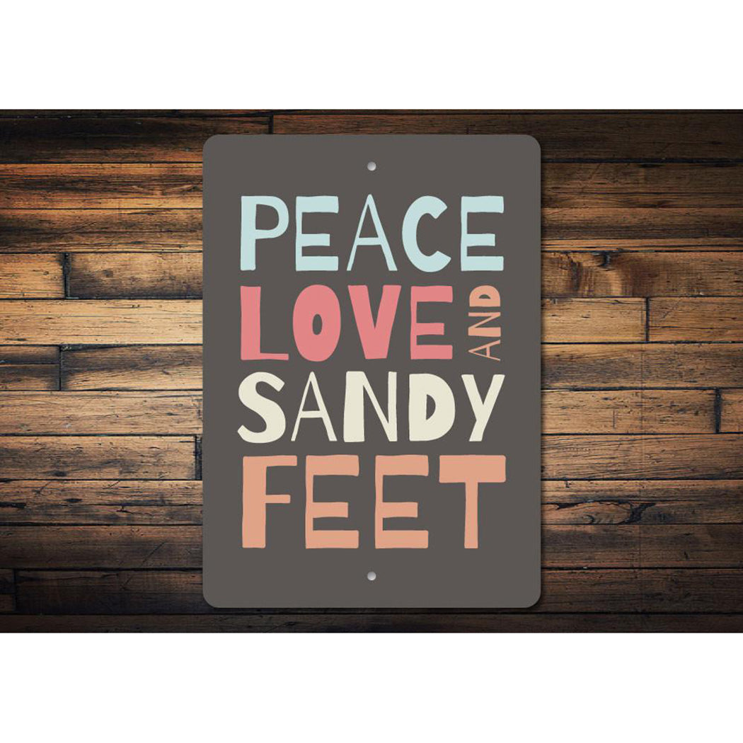 Sandy Feet Sign