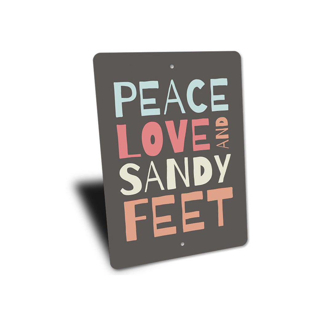 Sandy Feet Sign