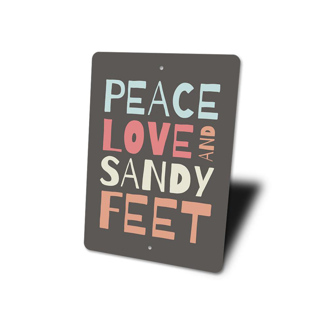 Sandy Feet Sign