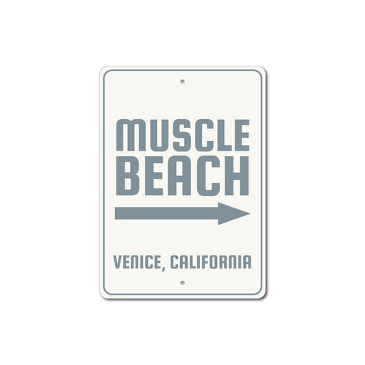 Muscle Beach Sign