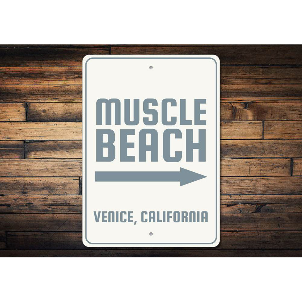 Muscle Beach Sign