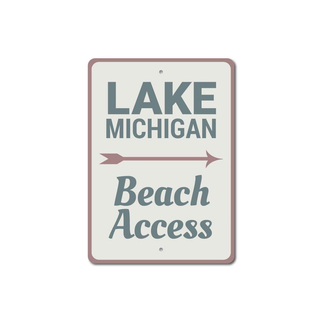 Lake Access Sign