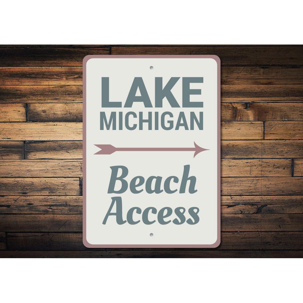 Lake Access Sign