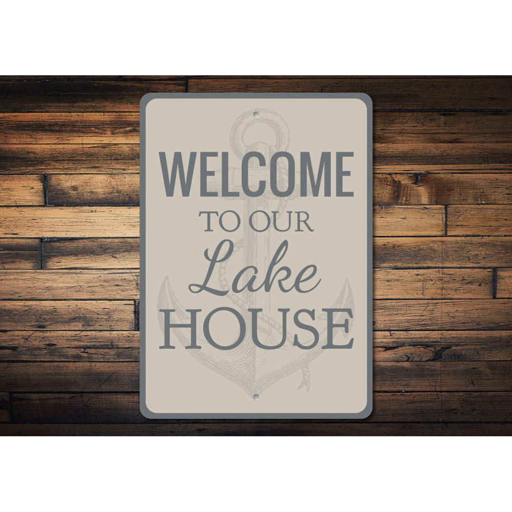Lake House Anchor Sign