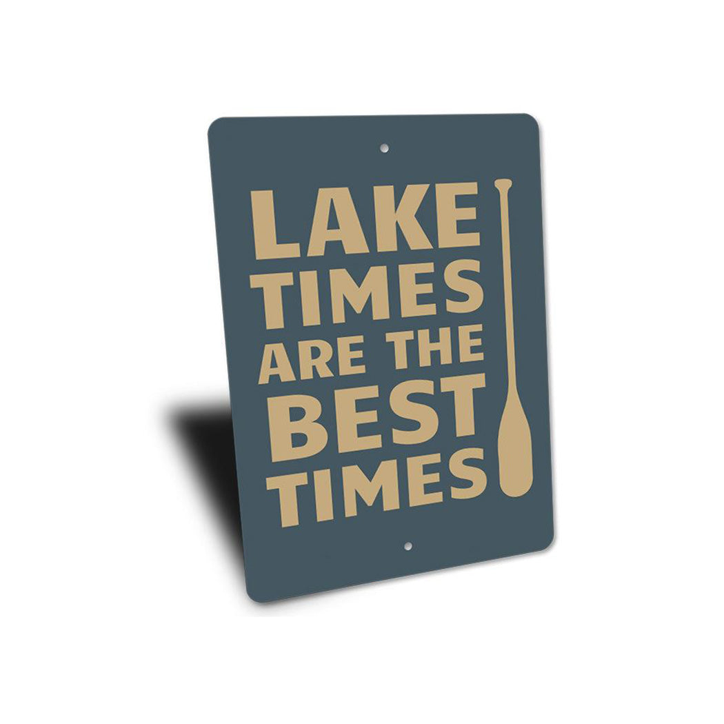 Lake Time Sign