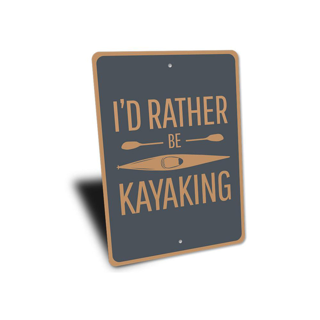 Kayaking Sign
