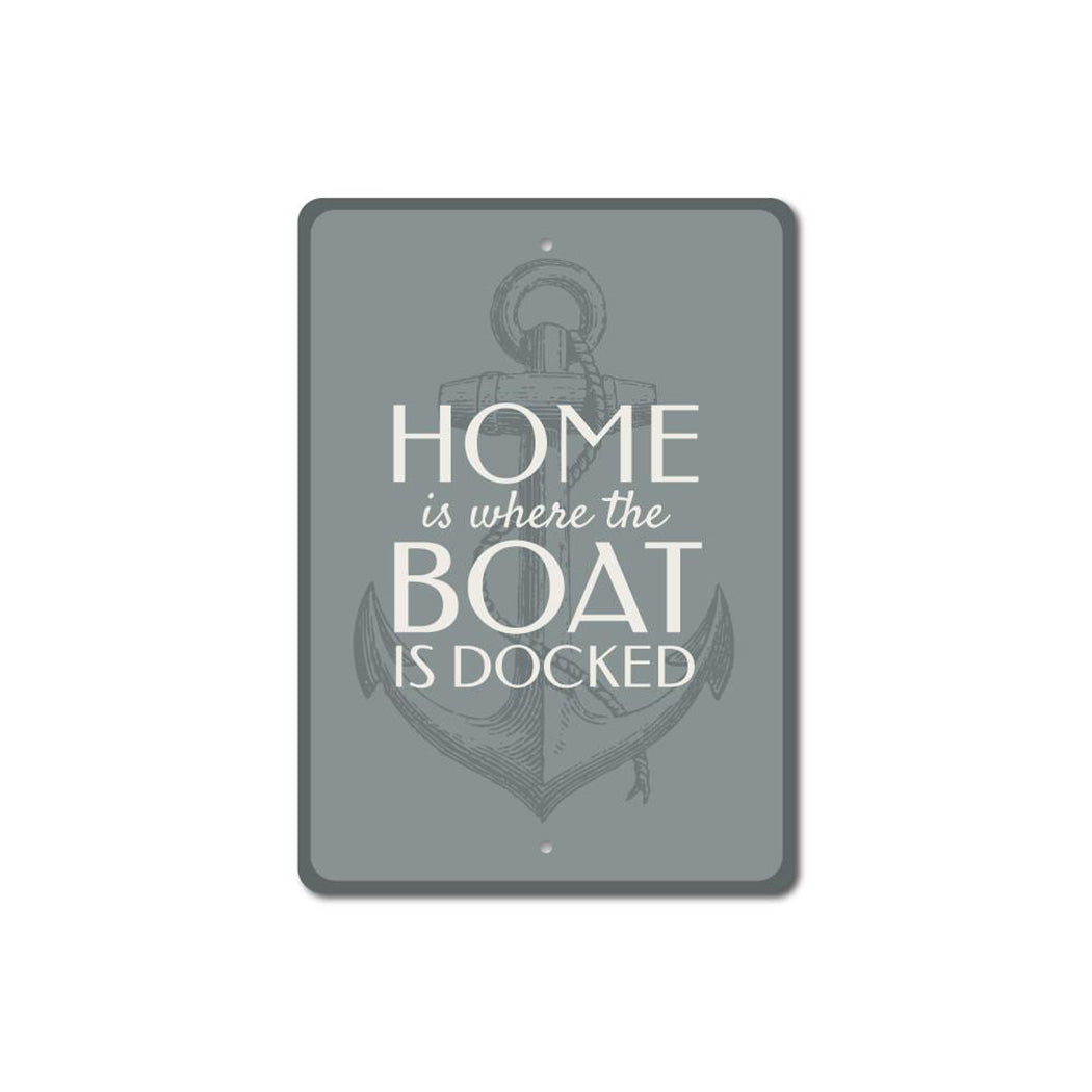 Boat Dock Sign