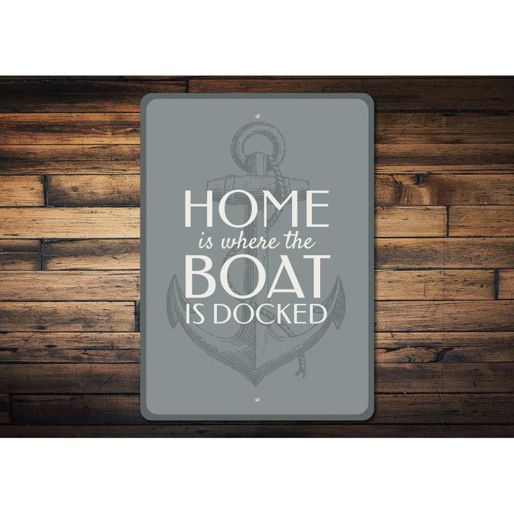 Boat Dock Sign