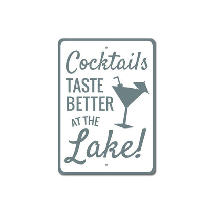 Cocktails at the Lake Sign